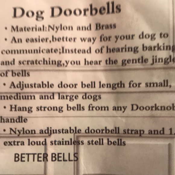 Dog Doorbells-  Set if 2- New - Picture 7 of 11